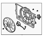 25380F3300 - : Fan Assembly for Kia: Forte Image