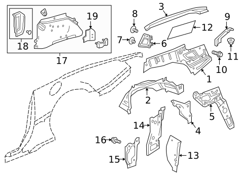 Inner Structure for 2018 Chevrolet Camaro #0