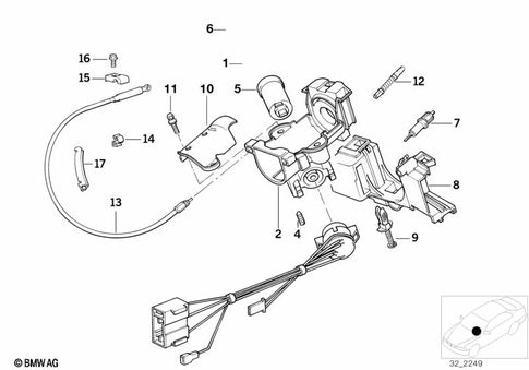 Steering Column for 1992 BMW 740i #2