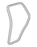 15100043 - Body: Surround Weather-strip for Chevrolet: Blazer | GMC: Jimmy | Oldsmobile: Bravada Image