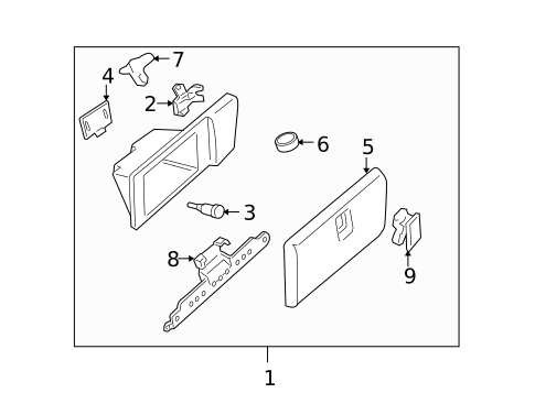 Glove Box for 2007 Saturn Relay #0