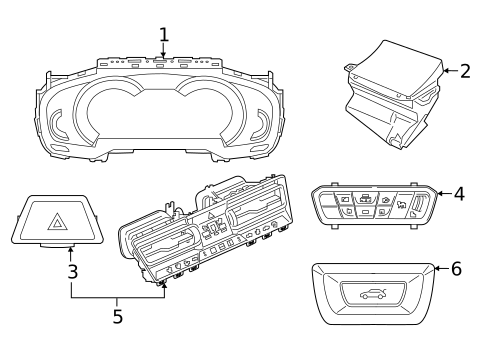 Cluster & Switches for 2021 BMW M850i xDrive #2