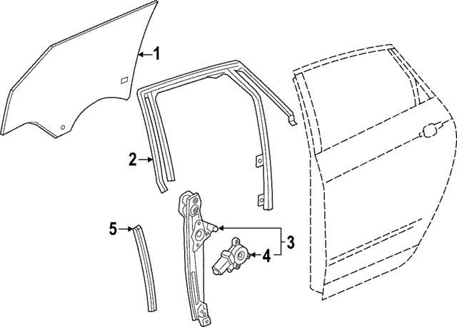87868826 - : Window Motor for GM Image