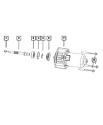 68027021AA - Transfer Case and Power Transfer Unit: Gear Motor Bearing for Mopar Image