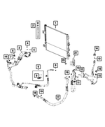 68399029AA - Air Conditioners and Heaters: Condenser And Low Temperature Radiator Cooler for Mopar Image