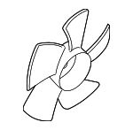 MR373110 - Unclassified: Fan Blade for Mitsubishi: Eclipse Image