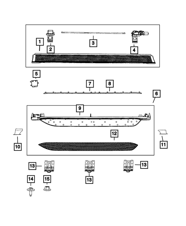 68426977AF - Exterior Ornamentation: Side Step Module for Mopar Image