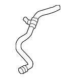 32249279 - Cooling System: Lower Hose for Volvo: S60, S80, V60, V70, XC60, XC70 Image