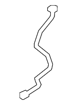 31274900 - Cooling System: Overflow Hose for Volvo: S60, S80, V60, V70, XC60, XC70 Image