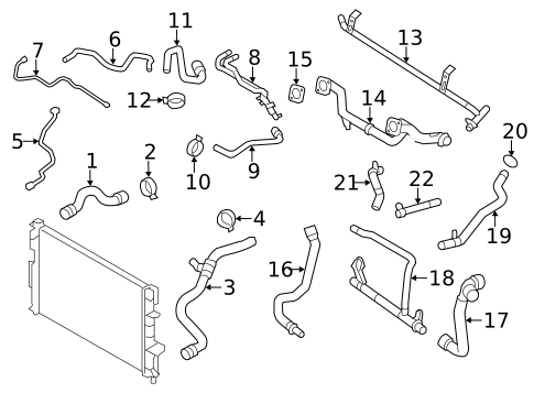 Hoses & Lines for 2009 Volvo S80 #0