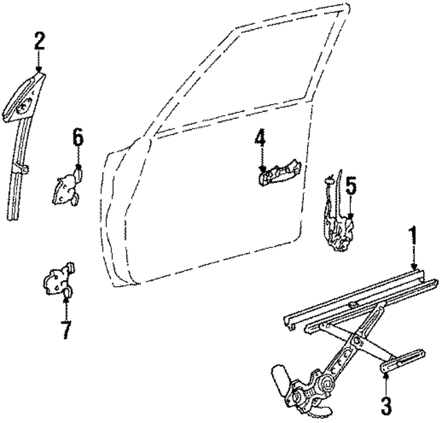 6990222020 - Body: Sash Channel for Toyota Image