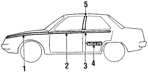 Stripe Tape for 1987 Mitsubishi Tredia #0