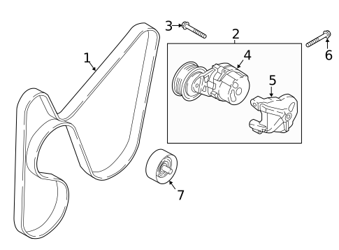 Belts & Pulleys for 2019 Hyundai Elantra #0