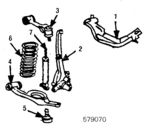 1233304707 - : Control Arm for Mercedes-Benz Image