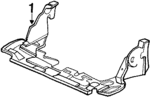 74111SF1A01 - Cooling System: Splash Shield for Honda: Prelude Image