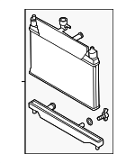 ZYE915200 - Belts &amp; Cooling: Radiator for Mazda Image