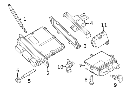 Powertrain Control for 2012 Ford F-350 Super Duty #1