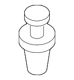 11589290 - Body: Cowl Grille Clip for GM Image