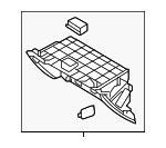 84540C2020PPB - : Glove Box Frame for Hyundai: Sonata Image