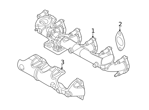 Exhaust Manifold for 2016 Ram 3500 #0