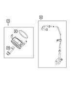 4893345AA - Cooling: Engine Oil Cooler Connector for Mopar Image