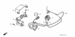 938920501007 - Electrical/Exhaust/Heater/Fuel: SCREW-WASHER (5X10) for Honda Image