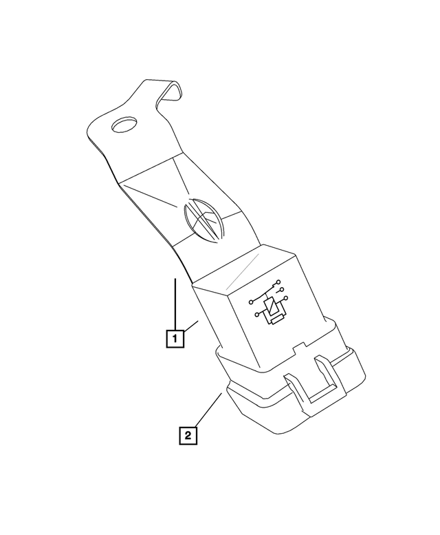 68086357AA - Electrical: Relay And Bracket for Mopar Image