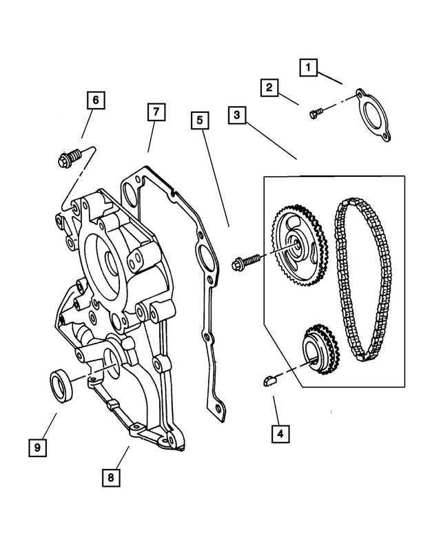6035558 - Engine 8.0L Ten Cylinder: Hex Flange Head Screw for Mopar Image