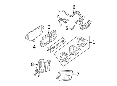Control Modules for 2003 Oldsmobile Alero #0