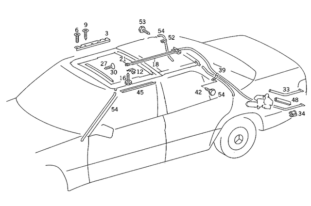 2017820113 - : Cover Strip for Mercedes-Benz Image