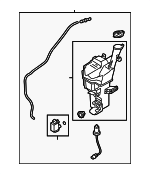 98610B0100 - Body: Reservoir Assembly for Kia: Forte Image