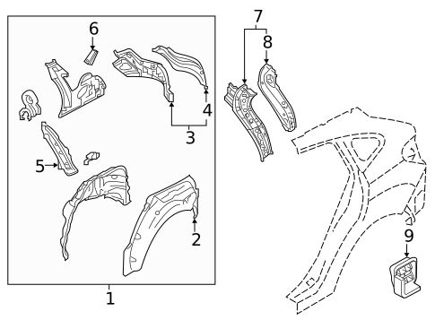 Inner Structure for 2022 Subaru Impreza #0