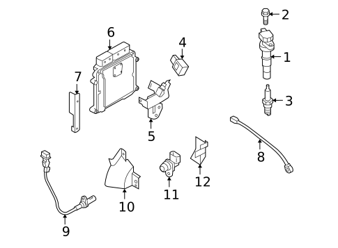 Powertrain Control for 2013 Kia Forte #0