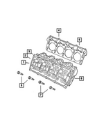 R8225257AA - 5.7L Gas; Engine: Engine Cylinder Head Assembly, Left Side, Remanufactured for Mopar Image