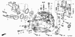 21103R68000 - Transmission - Manual: PLATE C, OIL GUIDE for Honda Image