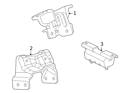 Engine & Trans Mounting for 2004 Hummer H2 #0