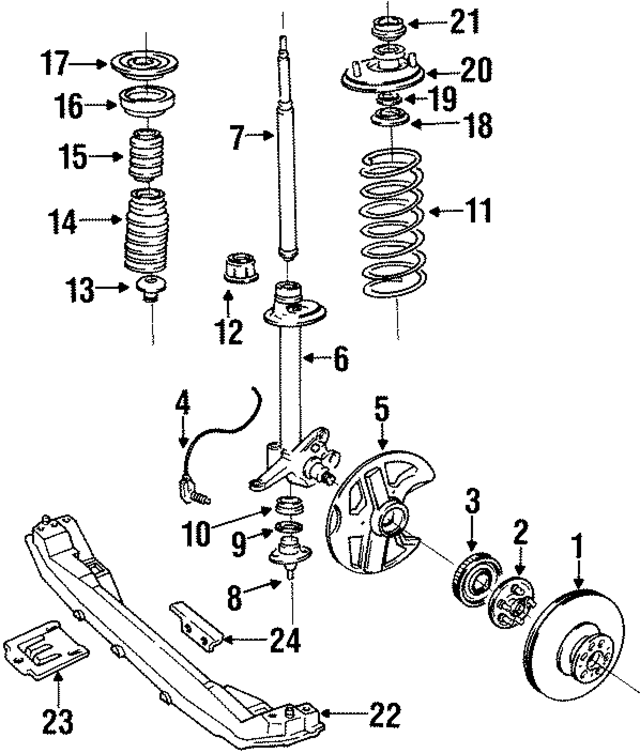 1359908 - : Rotor Front for Volvo: 740, 760, 780, 940, 960 Image