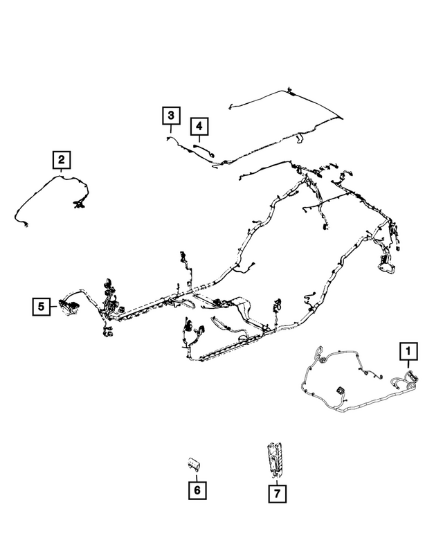 68273834AE - : Body Wiring, Export for Mopar Image