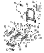 68030855AA - Interior Trim: Screw for Dodge: Ram 1500, Ram 2500, Ram 3500 | Ram: 1500, 1500 Classic, 2500, 3500 Image