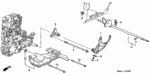 24282634000 - Transmission - Automatic: BOLT, SHAFT FORK SETTING for Honda Image