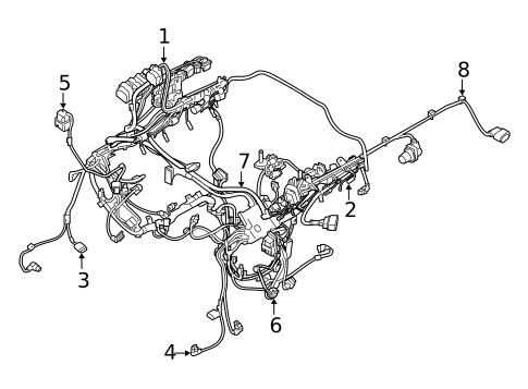 Wiring Harness for 2019 BMW X7 #0
