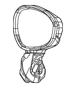 68083490AE - : Outside Rearview Mirror, Right for Mopar Image