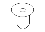 85744L8000 - Body: Interior Quarter Panel Trim Panel Grommet for Hyundai Image