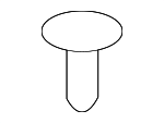 1244105163 - Body: Quarter Panel Trim Panel Screw for Hyundai Image