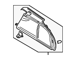 4F9863879GSQA - Body: Side Trim for Audi Image