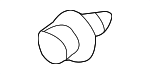 B25F50714 - Body: Grille Retainer for Mazda Image