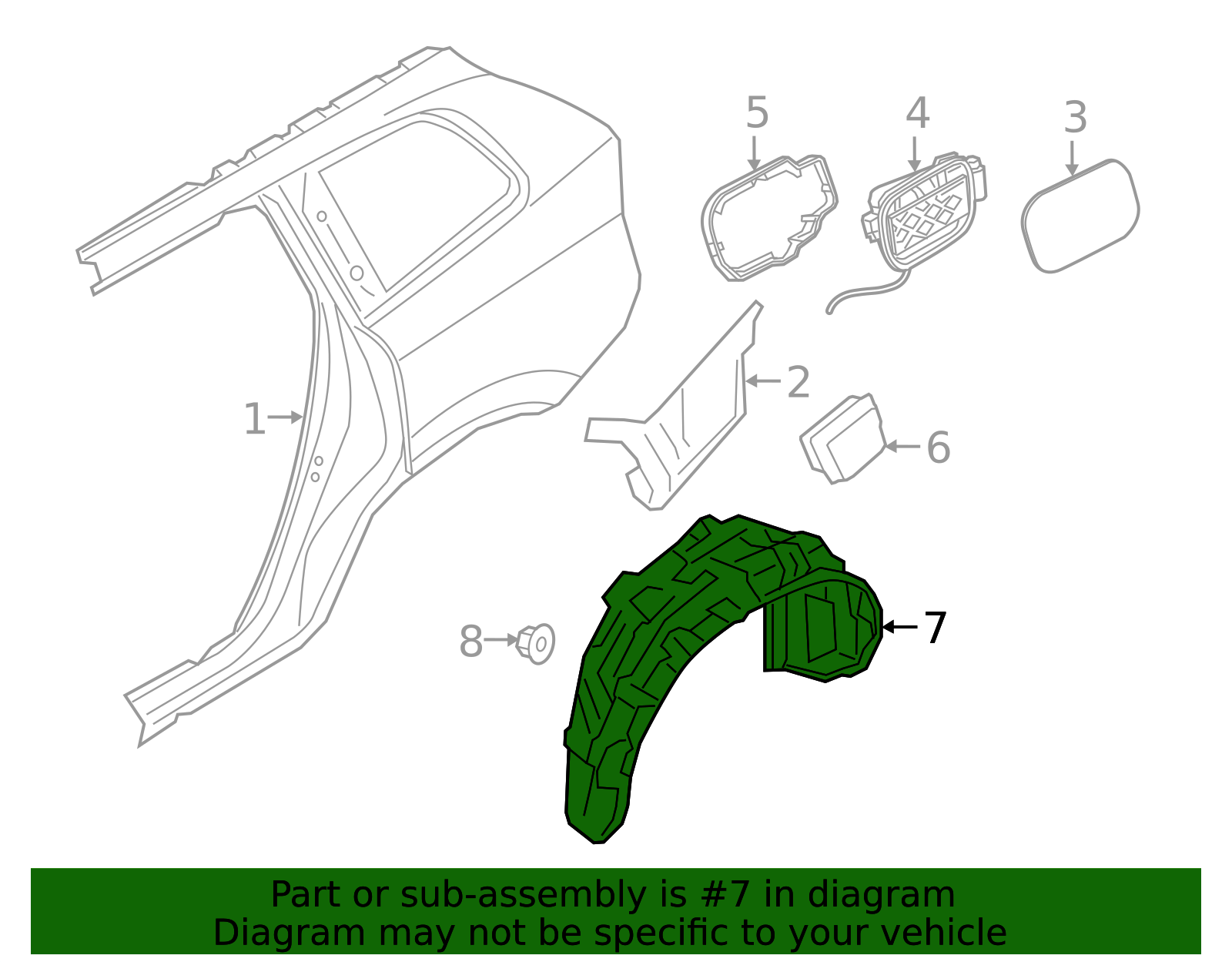 2016-2026 Volvo XC90 Splash Shield 32392138 | TascaParts.com