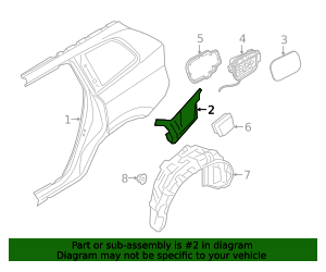 Quarter Panel Extension 32239278 | TascaParts.com