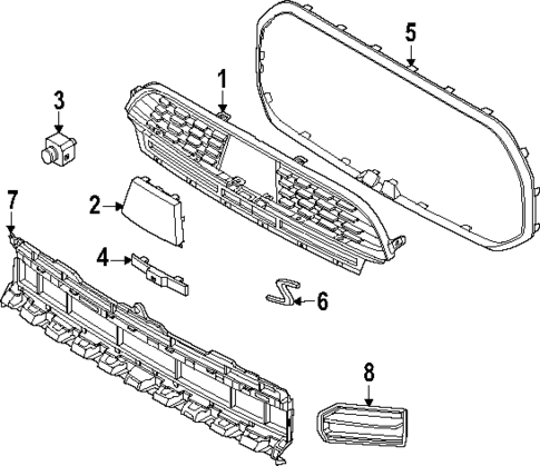 Grille & Components for 2025 Mini Countryman #0