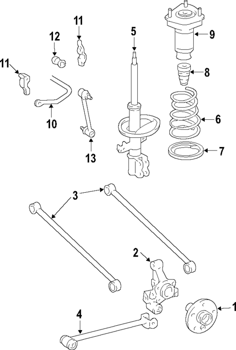 Ride Control for 2011 Lexus ES350 #0